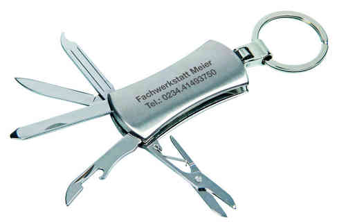 Schlüsselanhänger "Taschenmesser" mit Ihrer Werbung