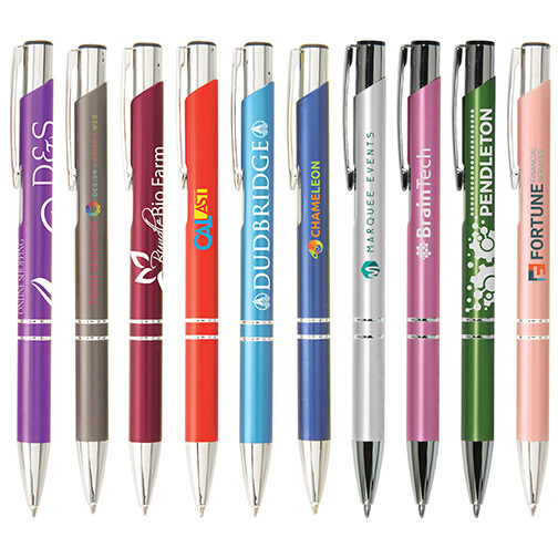 anthrazit Farbe 50 Kugelschreiber aus Metall 