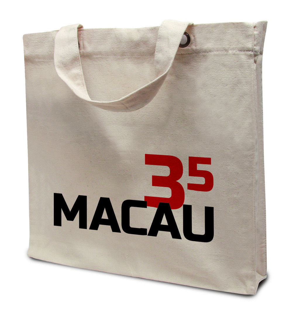 Baumwoll-Tragetasche "Macau" mit Ihrer Werbung