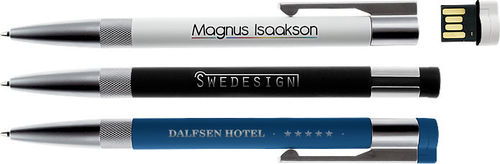 USB-Kugelschreiber "Stockholm" mit Ihrer Werbung